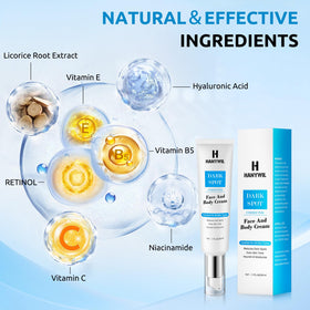 HANYWIL close-up label highlighting key ingredients and clear ingredient benefit