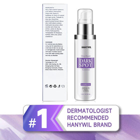 HANYWIL dropper dispensing serum to show controlled application and precision