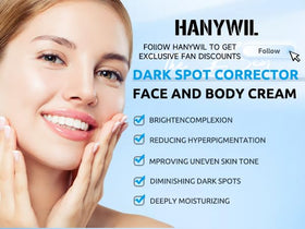 HANYWIL lifestyle shot on bathroom counter, shows everyday routine and accessibility benefit