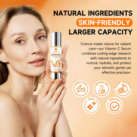 HANYWIL serum texture drop on fingertip, shows lightweight hydrating feel
