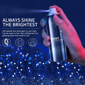 HANYWIL glitter on shoulder and collarbone showing body shimmer and photogenic effect