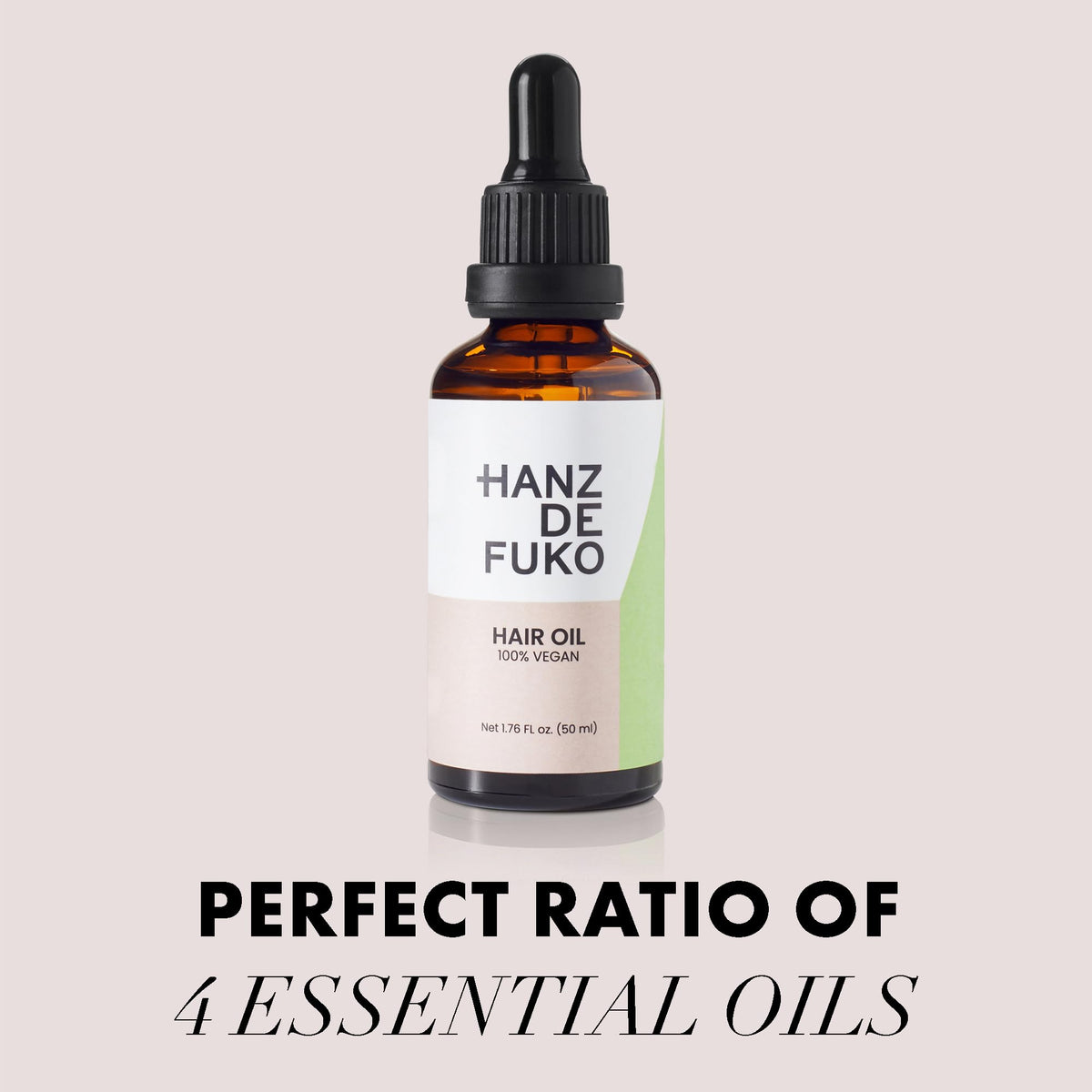Hanz de Fuko oil texture on palm showing lightweight absorption benefit