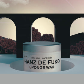Hanz de Fuko applied to damp hair showing smooth classic style and control benefit