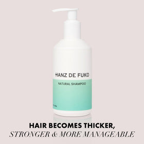 Hanz de Fuko creamy texture and lather closeup demonstrating gentle foam