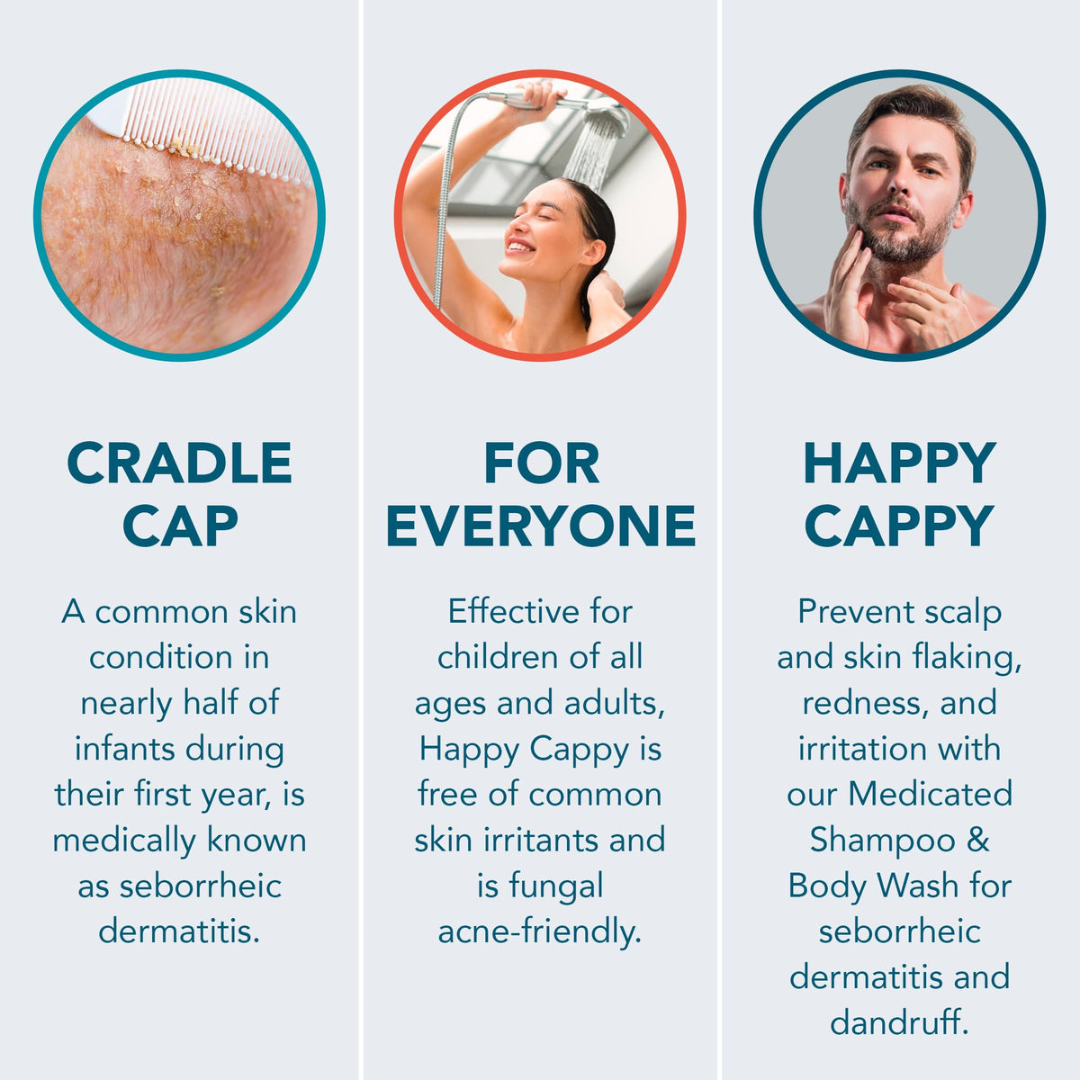 Happy Cappy foam texture close-up illustrating mild lather that cleanses without harsh sulfates
