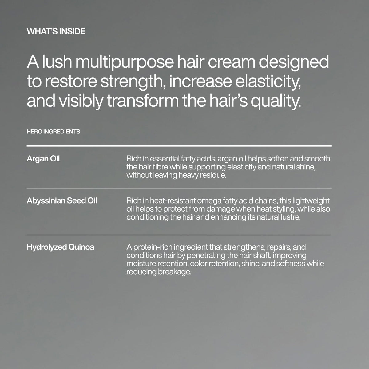 Harklinikken styling on dry hair showing frizz control and polished finish benefit