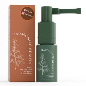 Harmonize Beauty front packaging showing powder and benefits