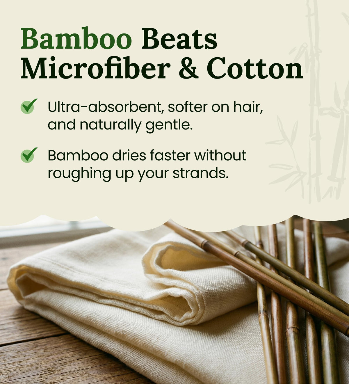 Harmony Weave close-up of bamboo fabric texture highlighting superior absorbency and gentle touch