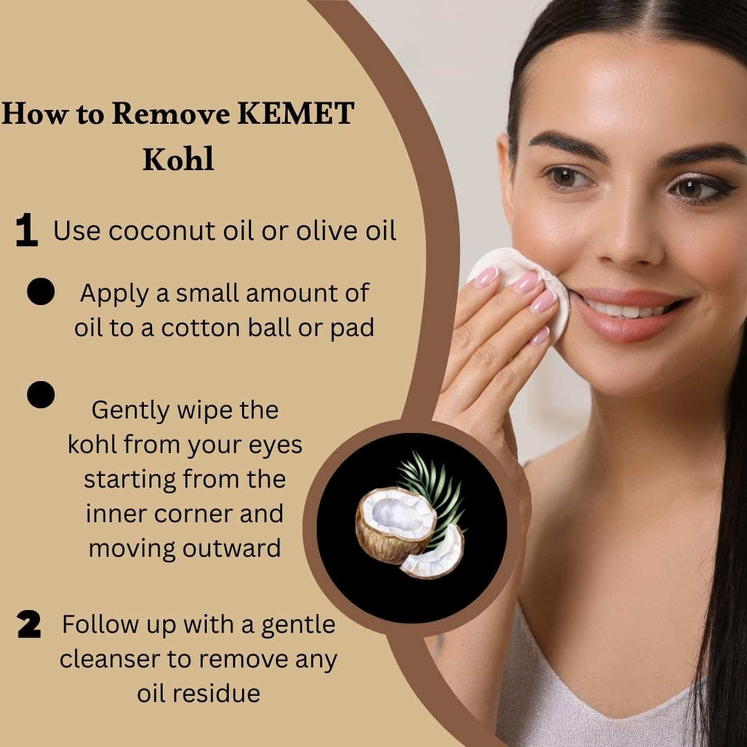 HARRAZ application brush applying kohl demonstrating precise, controllable lining