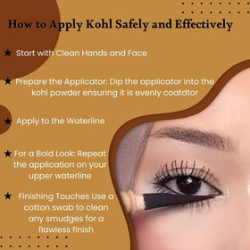 HARRAZ close-up texture of powdered kohl showing smooth, buildable formula