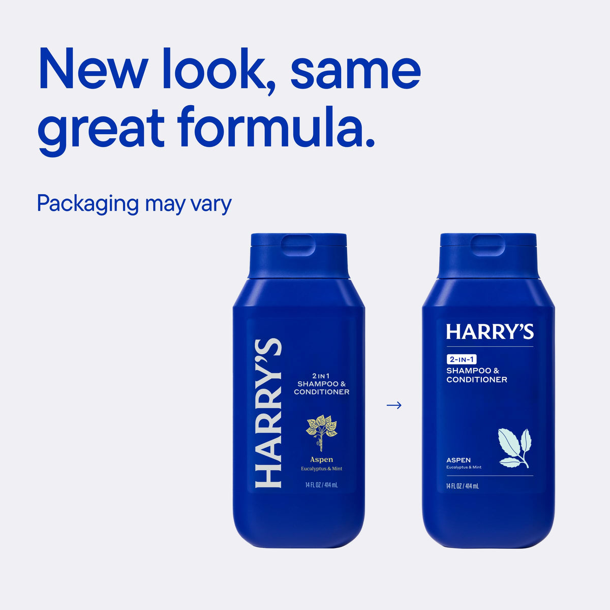 Harry's bottle in shower lifestyle shot showing fast, single-step grooming benefit