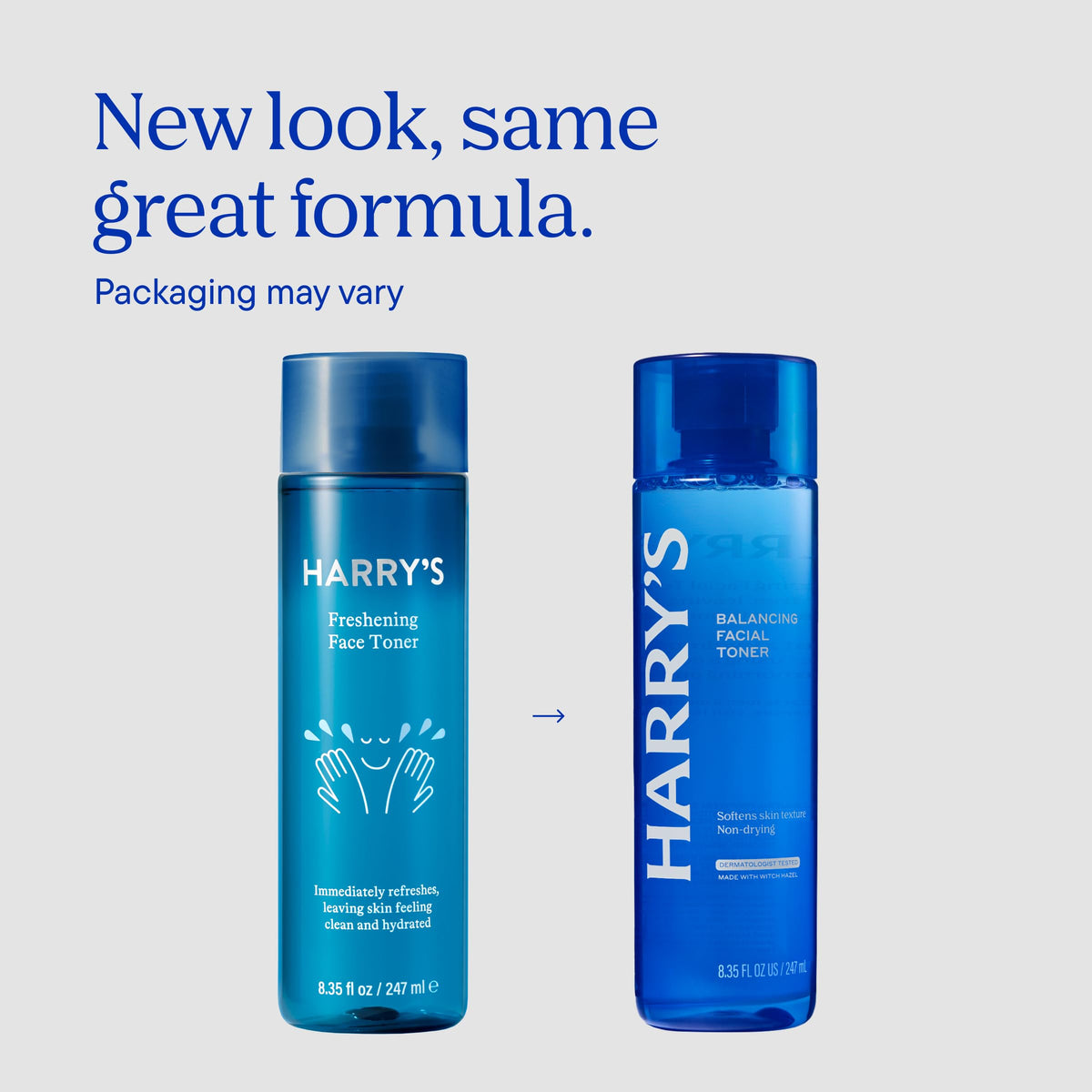 Harry's bottle close-up revealing texture and dispensing clarity
