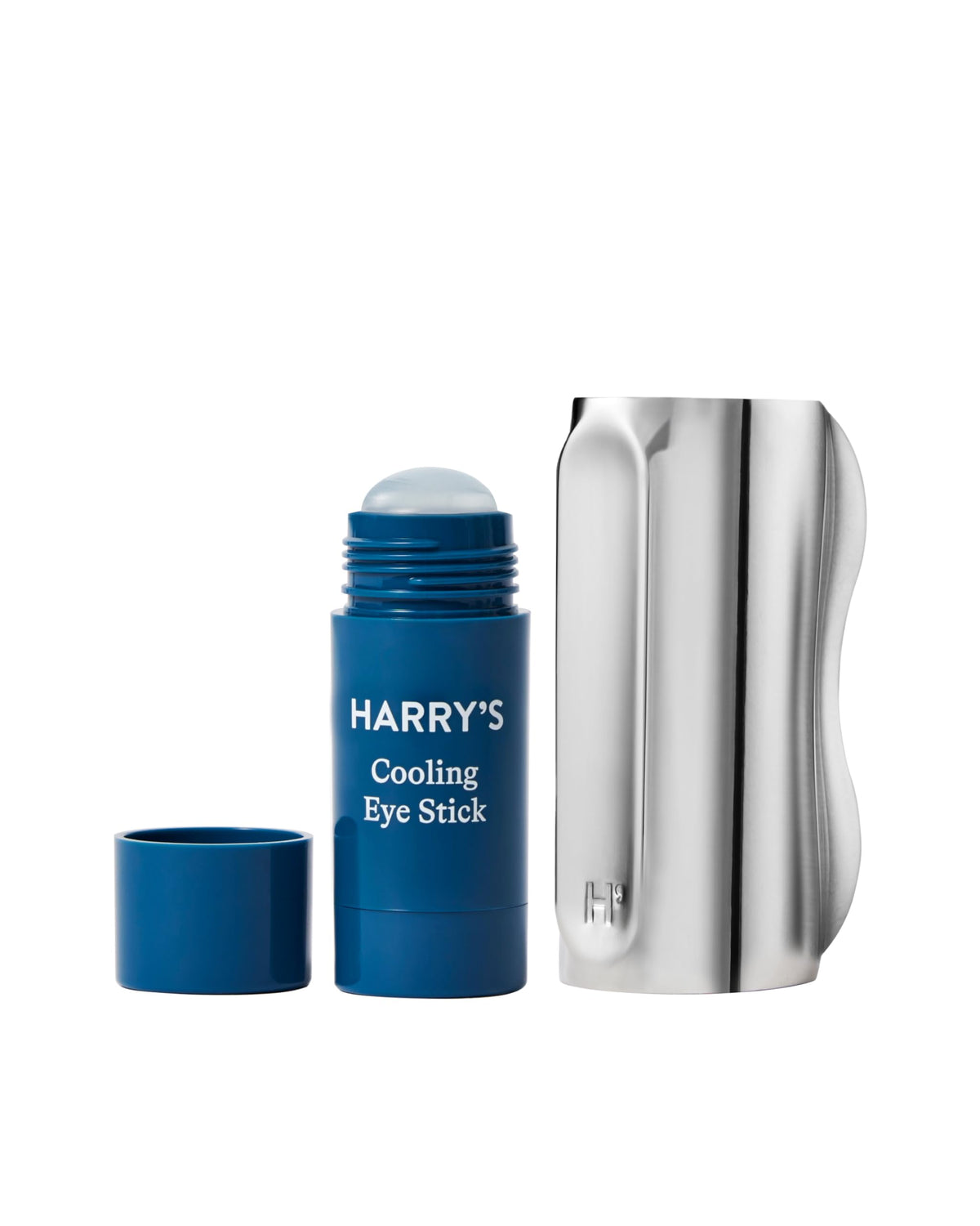Harry's front packaging of Cooling Eye Kit showing set and benefits