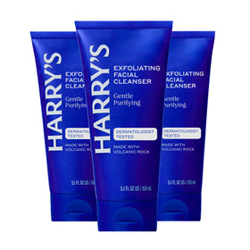 Harry's front packaging showing bottle and brand for clear product recognition and trust