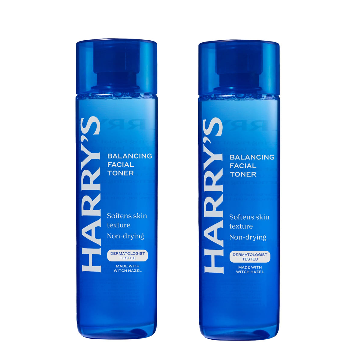 Harry's front packaging showing hydrating toner and clear benefits