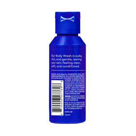 Harry's label closeup showing ingredient clarity and mild formulation