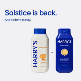 Harry's three-pack arrangement indicating long-lasting supply and value
