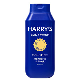 Harry's bottle in shower setting demonstrating easy use and daily refresh