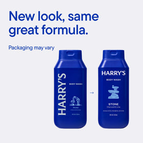 Harry's Stone pump close-up demonstrating easy dispensing and controlled product use
