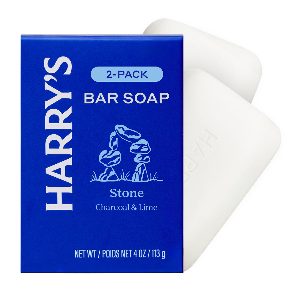 Harry's Stone two-pack gift display demonstrating thoughtful present-ready packaging