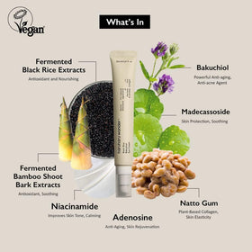 HARUHARU cream texture closeup highlighting lightweight, fast-absorbing formula