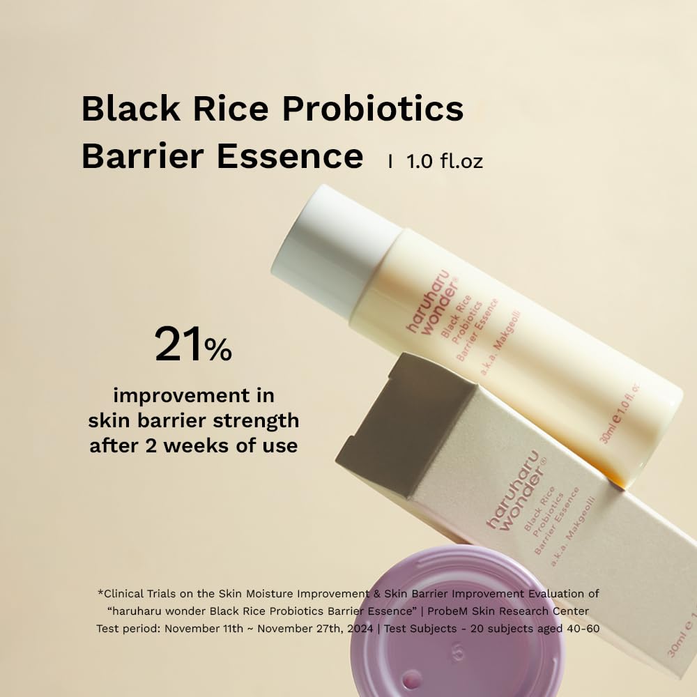 HARUHARU product label highlighting black rice ingredient for antioxidant support