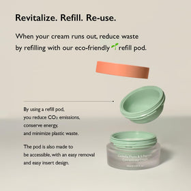 HARUHARU ingredients label close-up emphasizing peptide and centella advantages