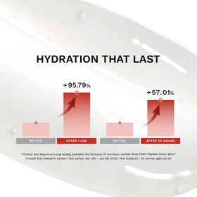HARUHARU balm applied on hand showing immediate softening benefit