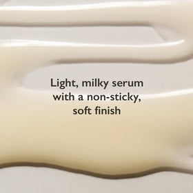 HARUHARU serum applied on hand demonstrating smooth absorption benefit