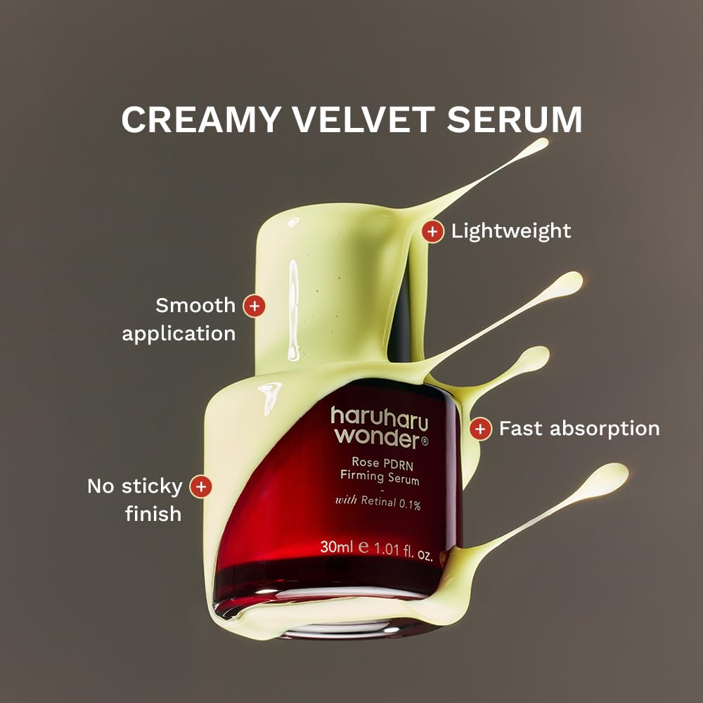 HARUHARU applying serum at night for calmer, smoother morning skin