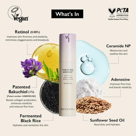 HARUHARU serum texture on hand illustrating lightweight spreadability and quick absorption