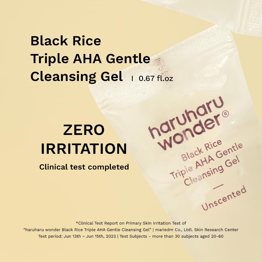 HARUHARU mini bottles held in hand to show compact travel-friendly scale