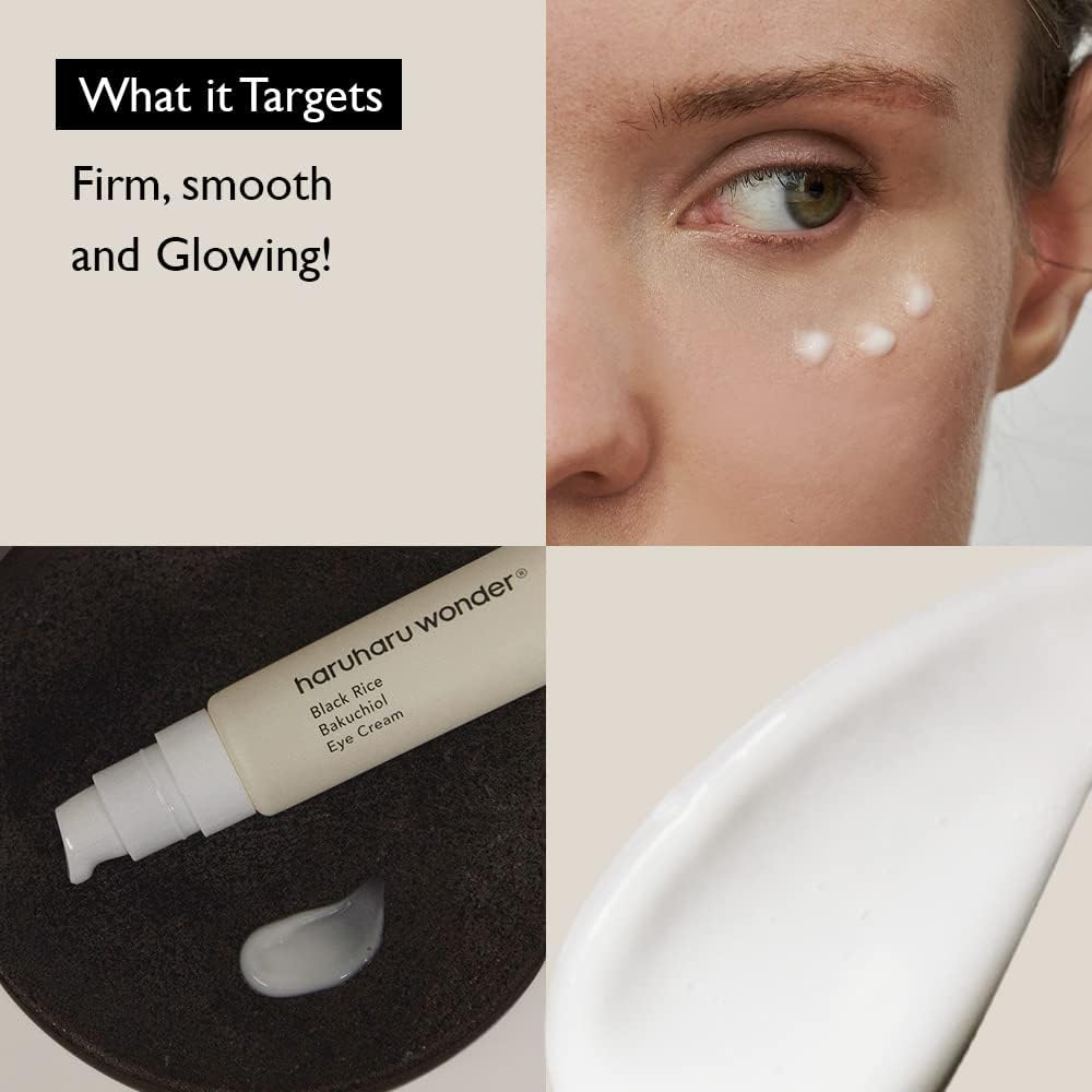 HARUHARU tube open with cream showing easy-dispense applicator for precise use
