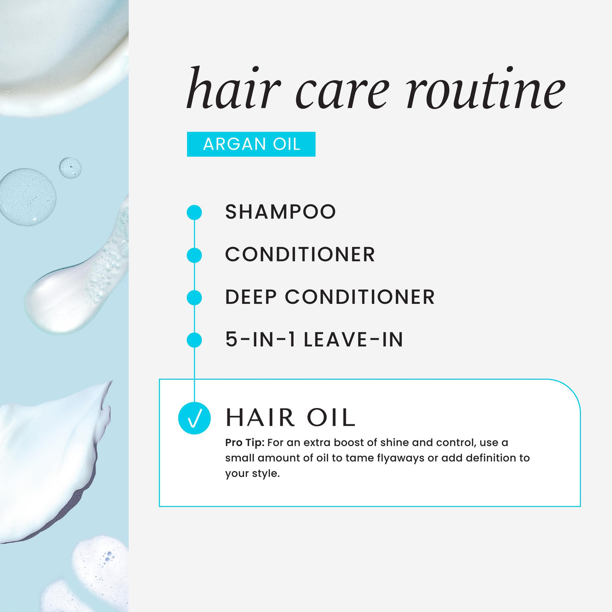 HASK label and free-from badges displaying sulfate-free paraben-free benefits