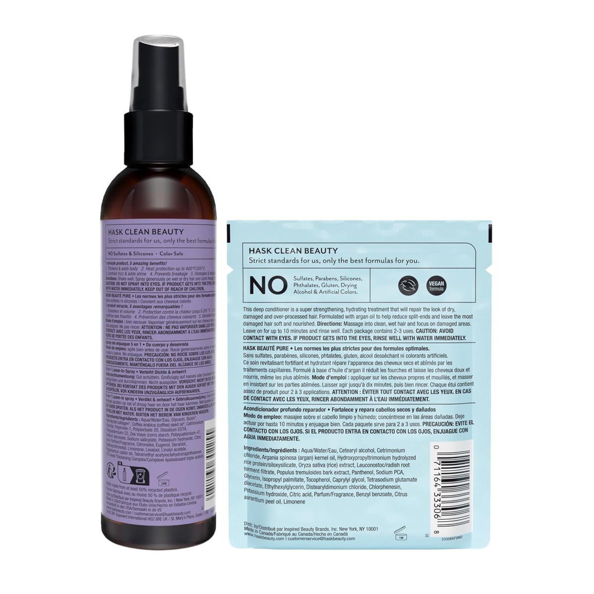 HASK product label close-up showing ingredient transparency benefit