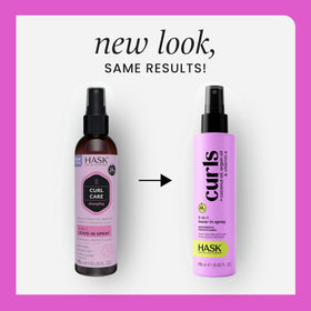 HASK leave-in spray nozzle close-up for easy targeted application