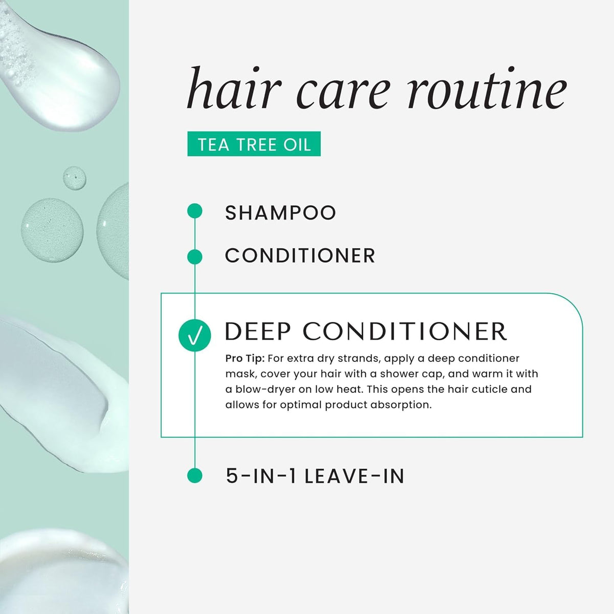 HASK products on bathroom shelf styled for daily routine inspiration