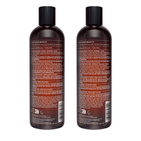 HASK bottles held in hand for scale showing 12oz size and portability