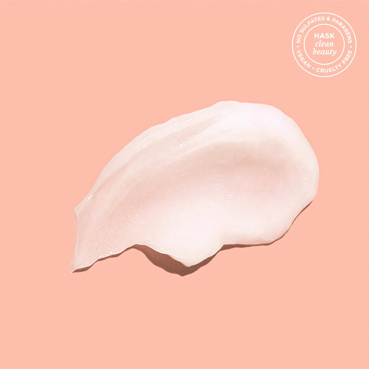 HASK conditioner cream peak demonstrating smooth detangling benefit