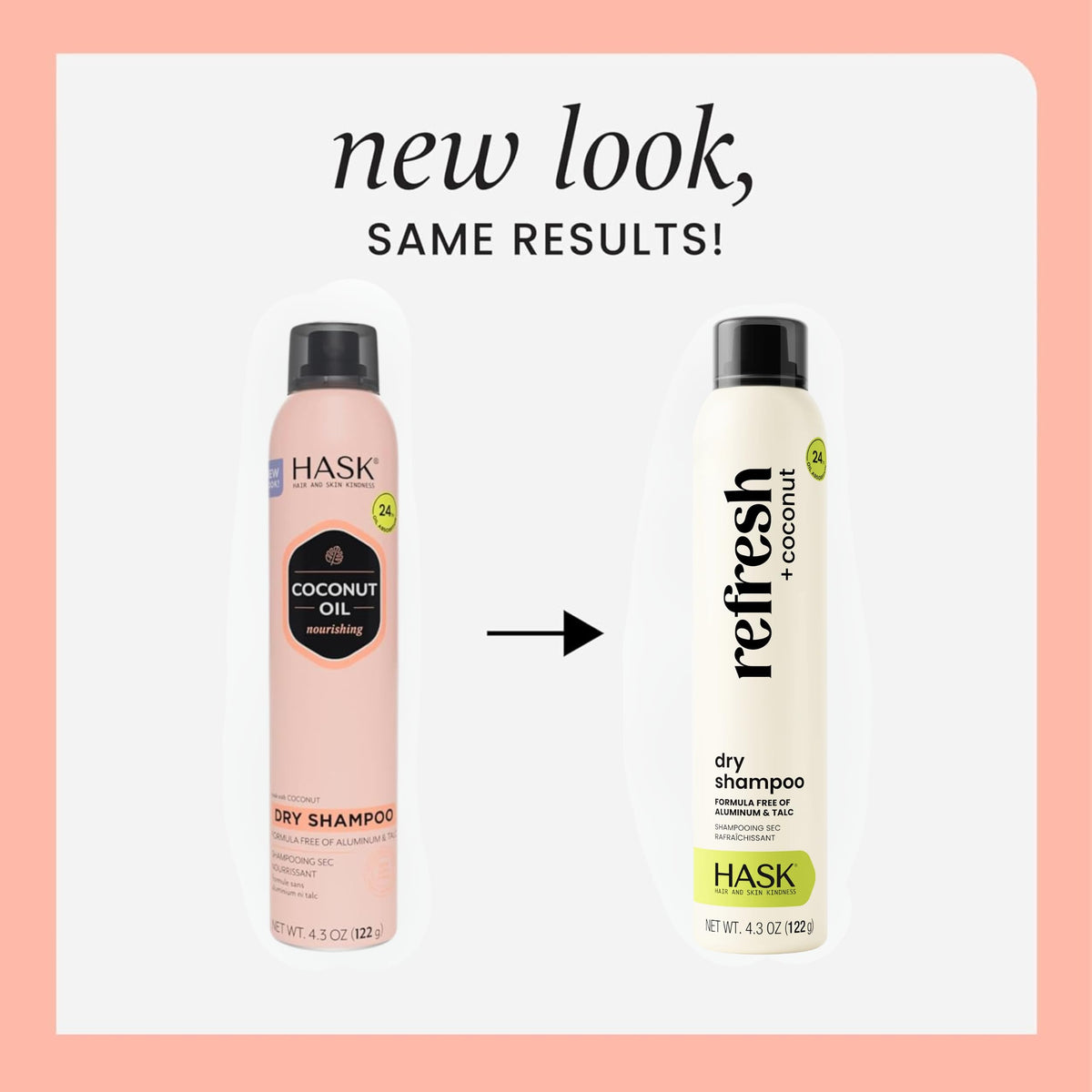 HASK coconut dry shampoo nozzle close-up highlighting fine spray and control