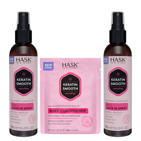 HASK front packaging duo showing bottles and packette for complete care