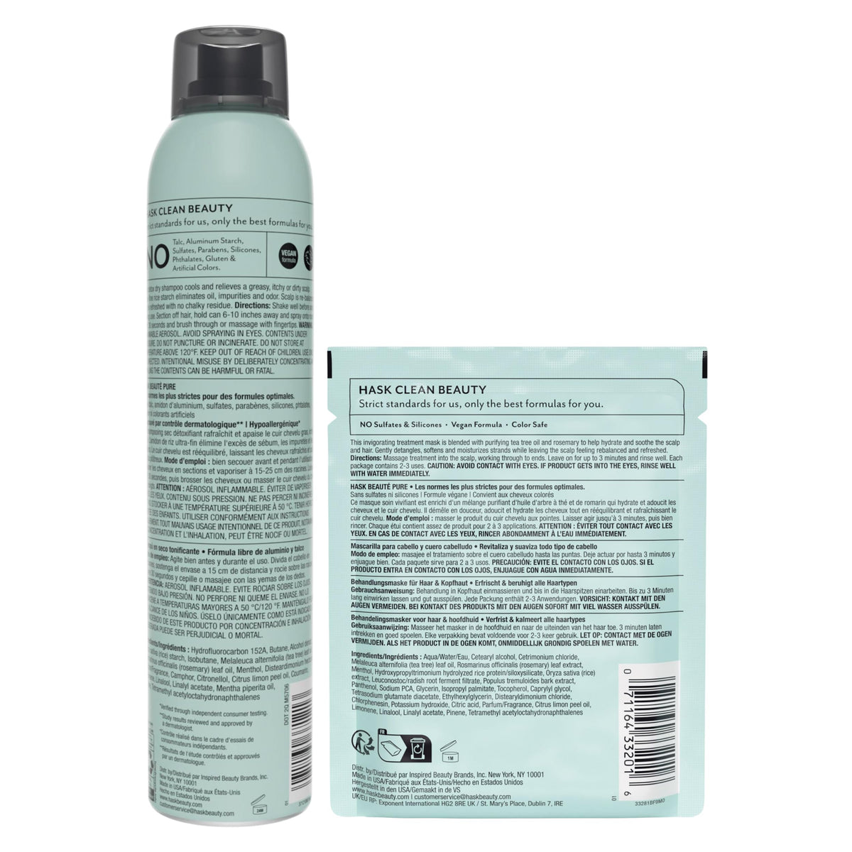 HASK lifestyle on bathroom counter showing daily routine refresh and easy use