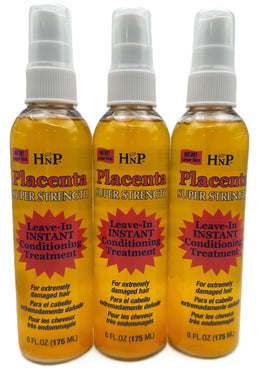 HASK placenta front packaging showing three 6 oz bottles and clear labeling for convenience