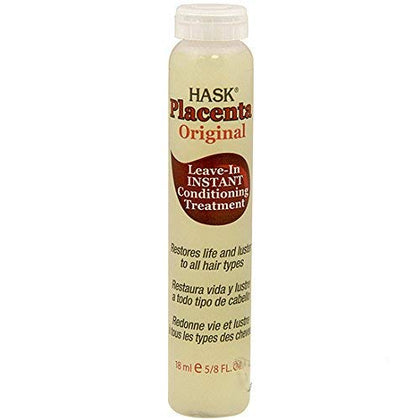 HASK front packaging display showing 18 vials and clear repair benefits