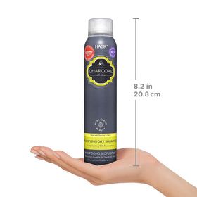 HASK products arranged on bathroom shelf for daily hair care convenience