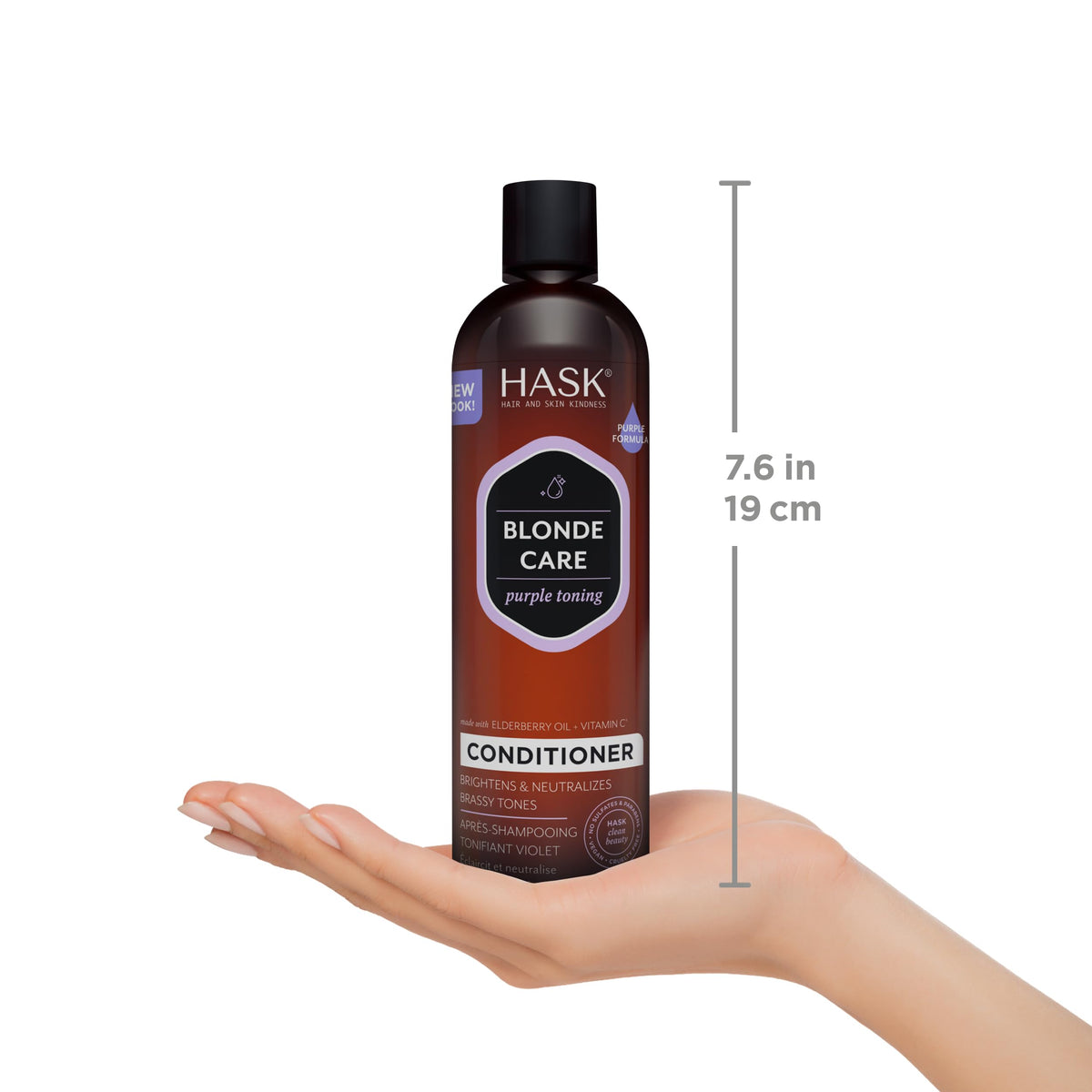 HASK 12oz bottles side-by-side illustrating travel-friendly size