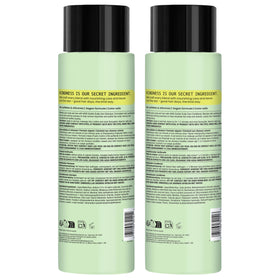 HASK two 16oz bottles size comparison showing value and volume
