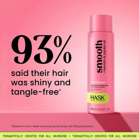 HASK jojoba oil and keratin visual emphasizing natural ingredient boost