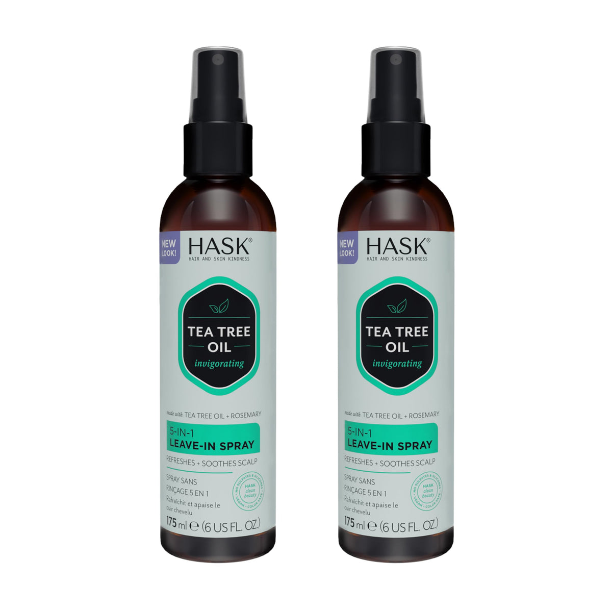 HASK front packaging showing 5-in-1 benefits and cooling scent