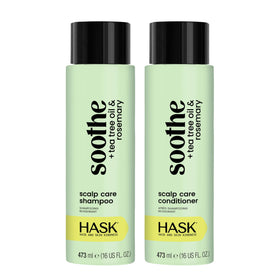 HASK front packaging showing tea tree and rosemary benefits